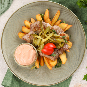 Ceafă de porc la grătar  