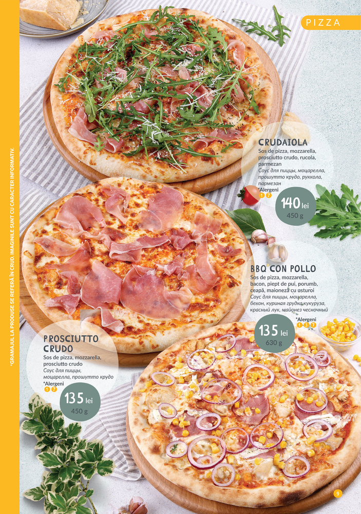 Meniu restaurant